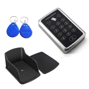 

RFID Keypad Access Control System Keyboard Waterproof Cover Keyfobs Door Opener