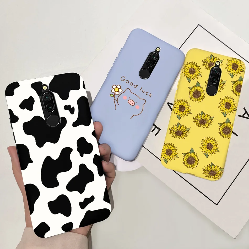 Candy Silicone Soft TPU Phone Case Back Cover for Xiaomi Redmi 8 Series