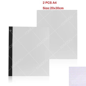 

2 sets A4(20X30CM) LED Light Pad 1 sheets label sticker for Diamond Painting USB Powered Light Board Kit Adjustable Brightness