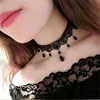 Ladies Vintage Palace Gothic Choker Crystal Pendant Design Black Lace Necklace Clavicle Chain ► Photo 2/3