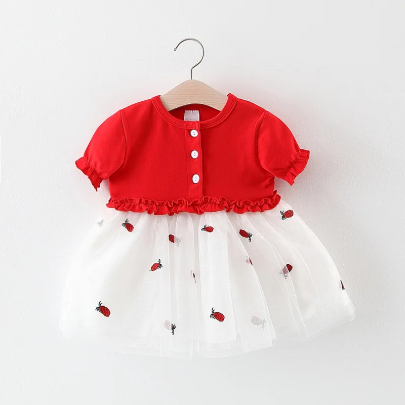 

Infant Summer Wear 2019 New Style Western Style Girls' Veil Dress Korean-style Fashion Baby Dress 0-4-Year-Old Kids Clothes