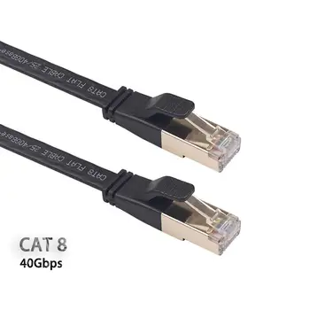 

Cat8 Ethernet Cable SFTP 40Gbps Super Speed Cat 8 Network LAN Patch Cord with Gold Plated RJ45 Connector for Router Modem PC