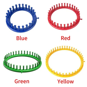 

Loom Rings Sewing Manual Circular Sock Craft Tool Handmade Home Circle Scarf PP Knitting Looms Suture Needle Round DIY