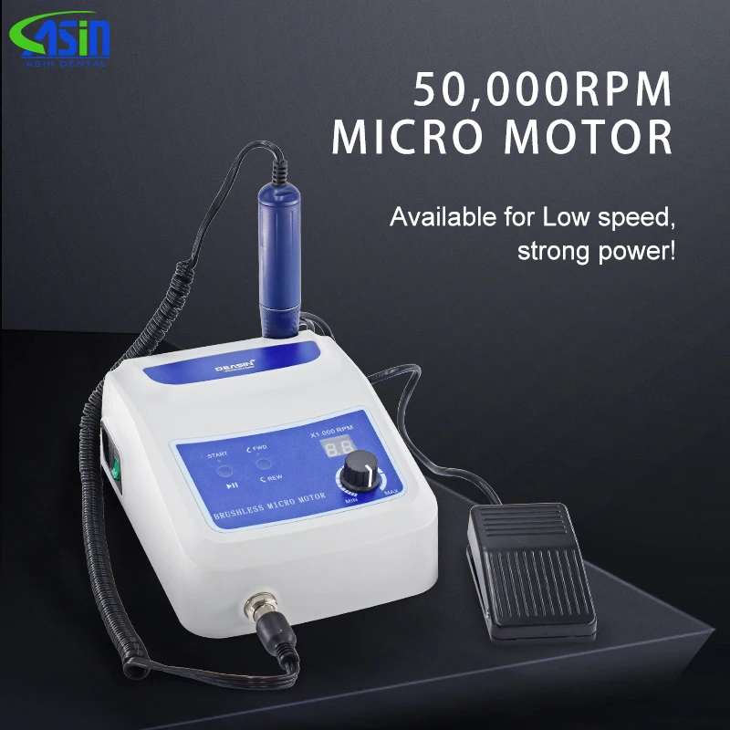 DEASIN Dental Labor 50k RPM Polieren Mikromotor Bürstenlosen Handstück Dental Micro Motor Dental Polieren Handstück Zahnmedizin werkzeug