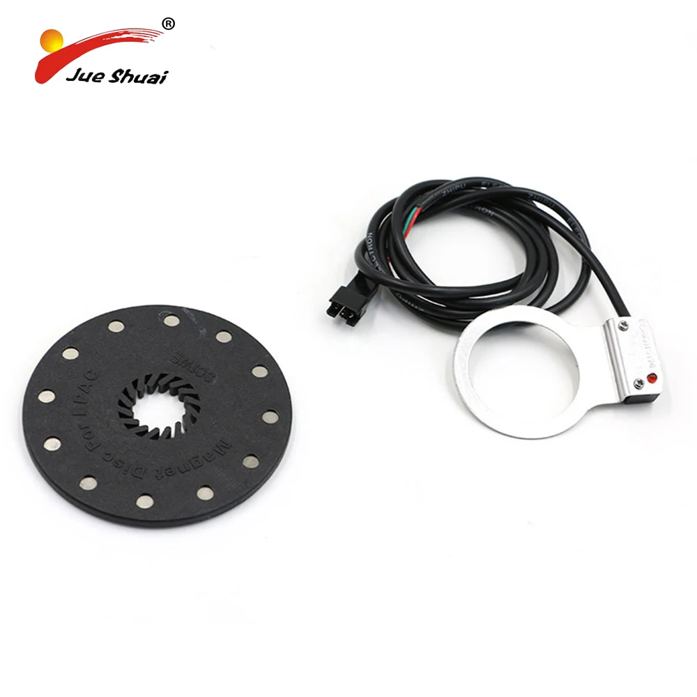 

Electric Bike Pedal Assist Sensor 12 Magnets Speed for Electric Bicycles Mountain Bikes E-bike Parts Connect ebike Controller