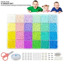 

2 3 4mm Small Glass Seedbeads kit For Jewelry Making Diy Bracelet Accessories Round Loose Spacer Beads Wholesale