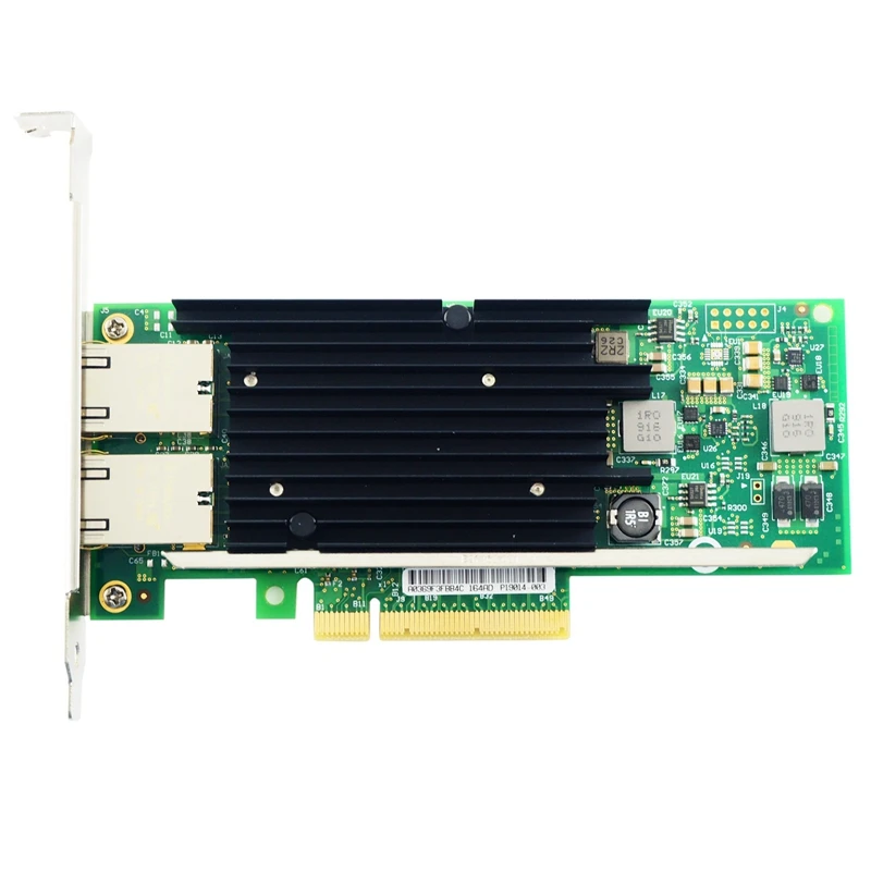 Сетевая карта PCI E 10 ГБ для X540 T2 с чипом двойной медный порт RJ45 Express X8 двойным портом
