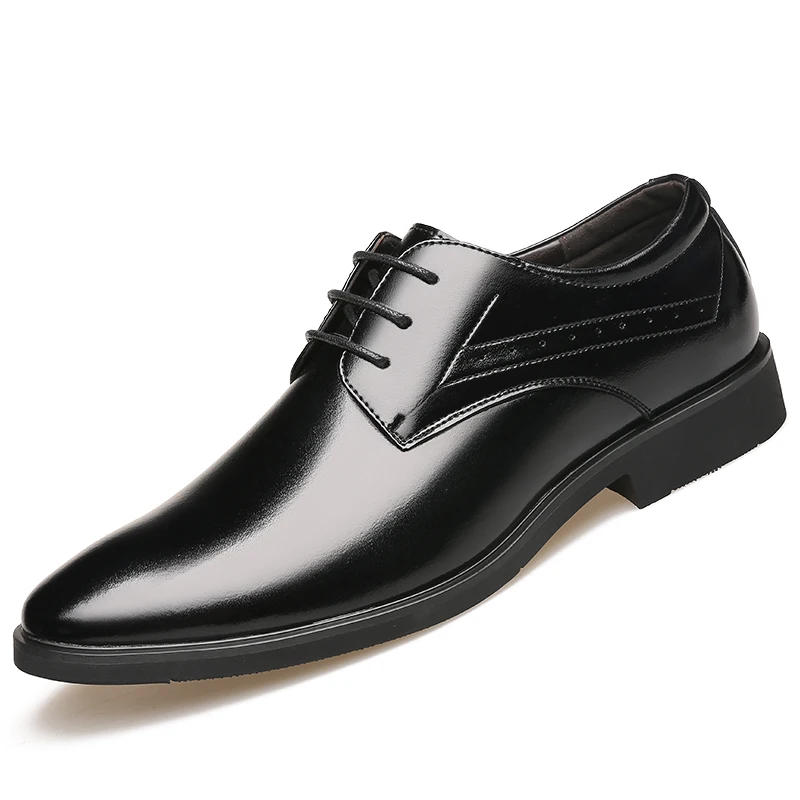 

EUDILOVE Brand Full Grain Leather Men Oxford Shoes British Style Retro Carved Bullock Formal Men Dress Shoes Size 38-44 %1097
