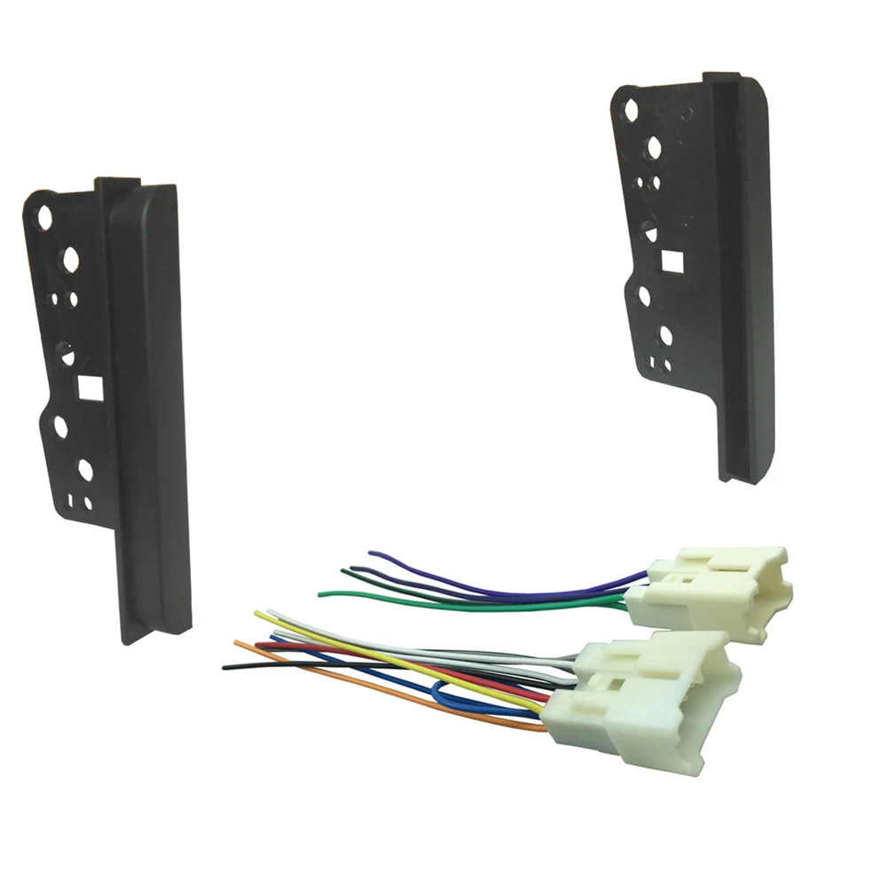SINGOLO//Doppio DIN Fascia Pannello Adattatore Nero Per TOYOTA ECHO FJ-Cruiser MR2 RAV4