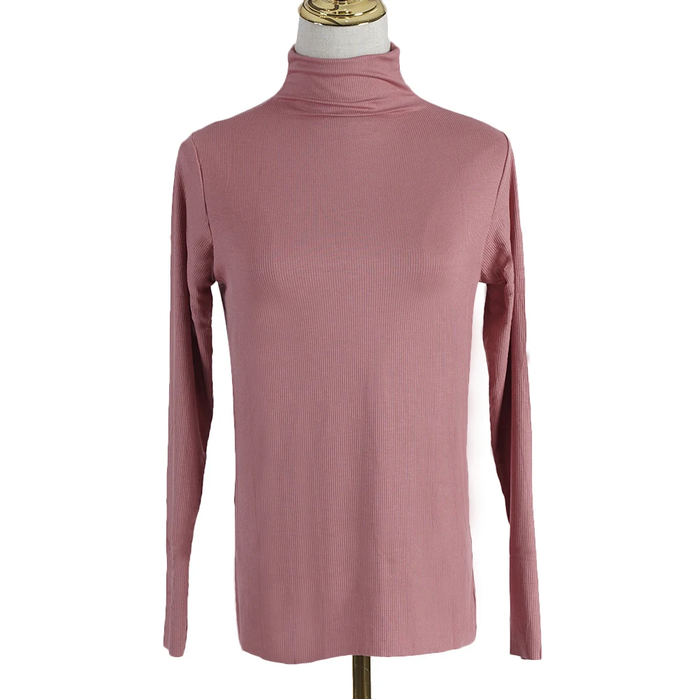 pink Турция S~ 6xl размер одежда мусульманская одежда трикотажные женские Топы turkiye Топ mujer abaya morocco арабские женские топы vetement femme musulmane - Цвет: pink