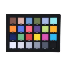 Andoer Professional 24 Color checker Palette Board Card Test for Superior Digital Color Correction for Balancing Photo Editing