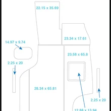 2008 Malibu 20VTX Cockpit Pad лодка EVA Тиковый настил 1/" 6 мм