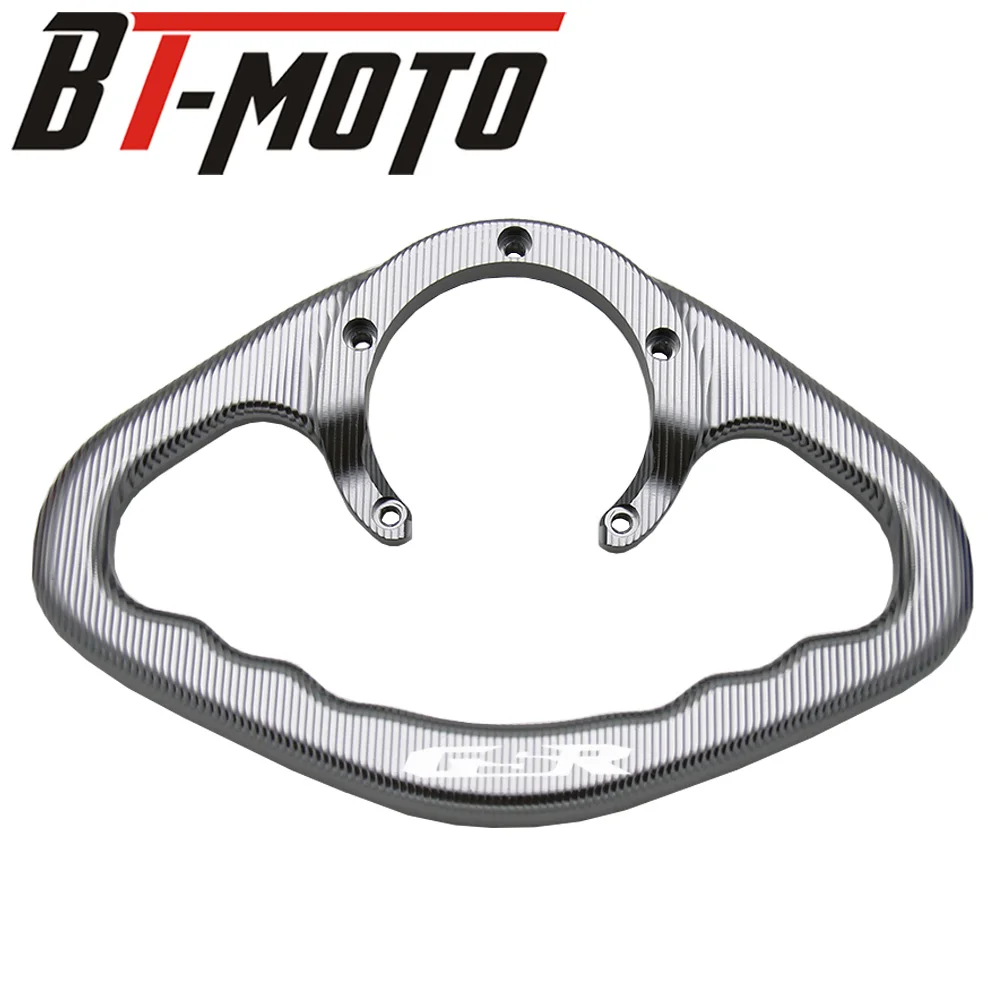 CNC мотоцикл пассажирский газовый топливный бак ручка поручень для SUZUKI GSR400 600 750 GSX-S750 GSX-S1000 - Цвет: Titanium