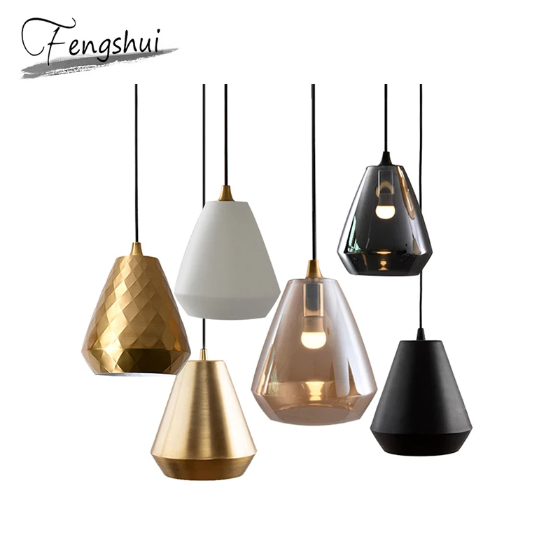 Modern Glass Pendant Lights Lamp LED Pending Lighting Living Room Bedroom Bar Dining Room Loft Hanging Lamp Decor Light Fixture afbeelding