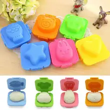 

Kid Food Containers Cartoons Animals Boiled Egg Rice Sushi Molds Bento Maker Sandwich Cutter Decorating Mould Mold Girl Toys