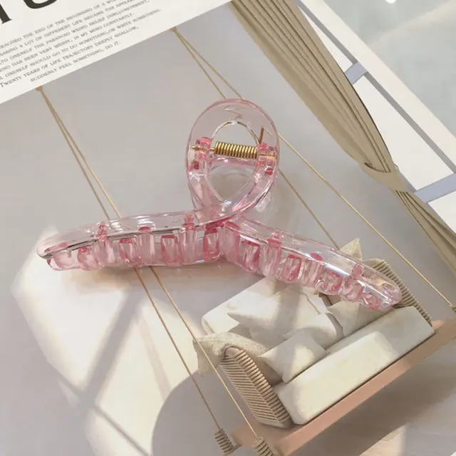 1PC Barrettes  Hair Claw For Women Acrylic Hairpins Hair Crab Claws Girls Make UP Washing Tool Accessories Women Hair Clips 2021 17