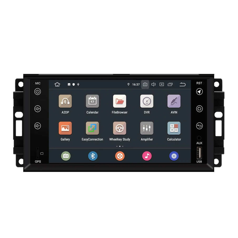 7 дюймов Android 10 автомобильный Радио мультимедийный плеер навигация GPS для jeep Compass