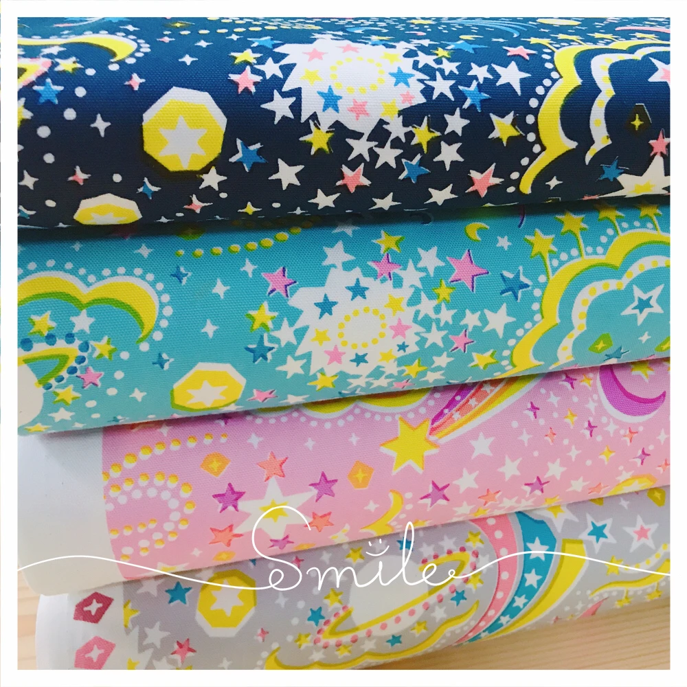 

Free shipping Cartoon Imported from Japan Handmade Cloth Matching Fabric Cloth Cotton Printed Cloth Head Fine Canvas Nebula