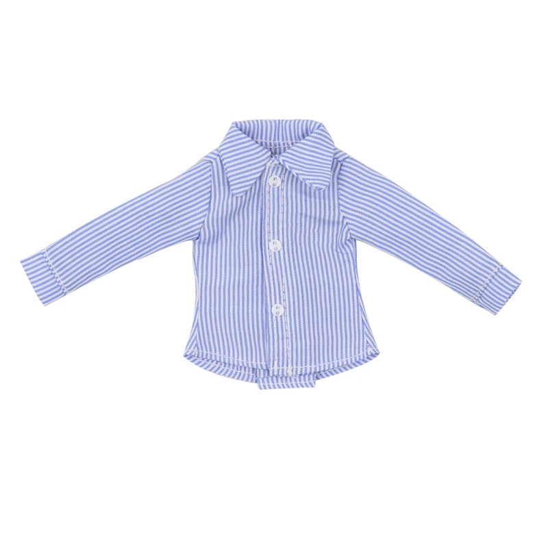 Neo Blythe Doll Blue White Stripe Shirt | This Is Blythe Official