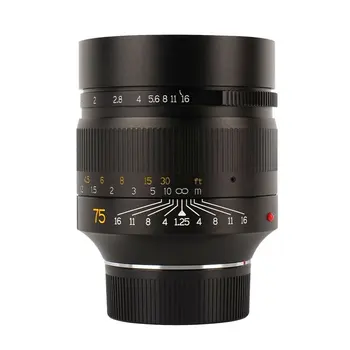

75mm F1.25 Manual Focus Lens for Leica M-Mount Cameras Leica M2 M3 Cameras Accessories Mount Manual Focus
