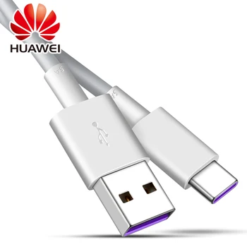 

Original Huawei Supercharge Cable USB Type C 5A P10 P20 P30 P40 Mate 9 10 20 30 Pro 40W Super Charger Cable Nova 5 6 Charging 1M
