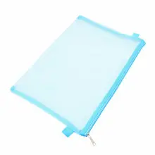 Молния нейлоновая сетка A4 бумага файл документов ручка сумка держатель Органайзер светильник синий