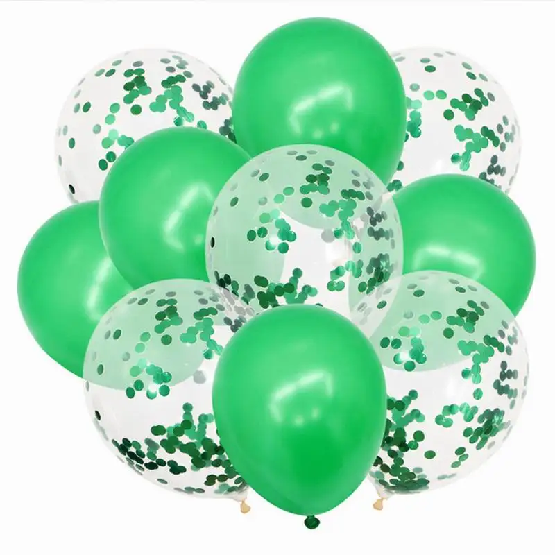 12 шт. латексные воздушные шары с пальмовым листом тропические вечерние воздушные шары с зелеными листьями Свадебные Гавайские вечерние шары на день рождения Aloha Globos - Цвет: 20