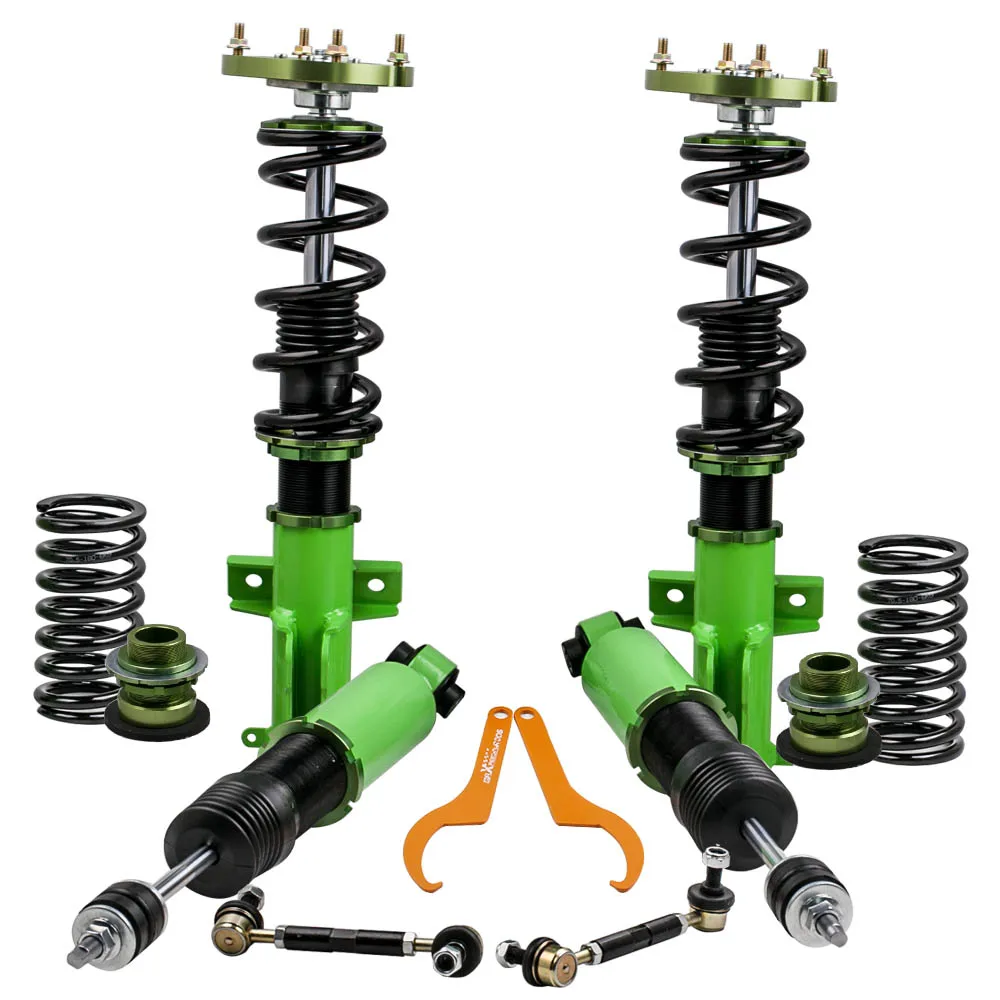 

Coilovers Shocks Absorber Kits for Ford Mustang 4th 05 06 07 -14 Adj. Height Mounts Coilover Suspensions