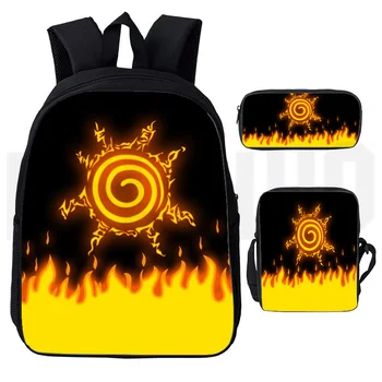 

New Naruto-anime Backpack Women Bag Black Anime Backpacks Kids Boys Girls School Bag Travel Laptop Daypack Schoolbag Satchel Bag