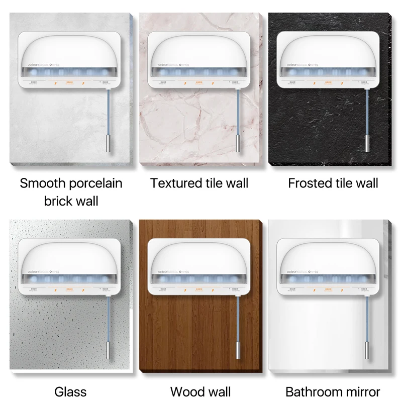 Oclean S1 Smart Toothbrush UVC LED Sterilizer Box New Design UVC Lamp Brushes Light Sterilizer Storage Wall Mounted Brush Holder Oclean S1 Smart Toothbrush UVC LED Sterilizer Box New Design UVC Lamp Brushes Light Sterilizer Storage Wall Mounted Brush Holder
