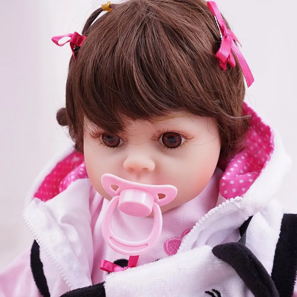56 см NPK Boneca Reborn силиконовый полностью виниловый силикон Reborn Baby Doll игрушки Реалистичные для детей на день рождения Рождественский подарок игрушка для ванны