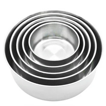 

5pcs/set Stainless Steel Fresh-keeping Bowls with Lid Food Storage Box Sealed Kitchen Container Supplies For Packing Lunches