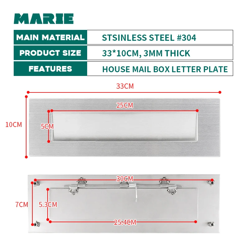 Домашняя почтовая коробка тарелки в форме букв для уличного дома адрес двери