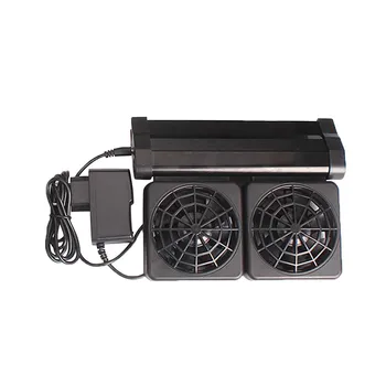 

Aquarium Cooling Fans Cold Wind Chiller practical safety Adjustable Water Cooler 2 Fan Heads Automatic Temperature Control Fan