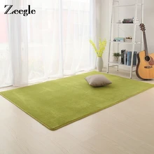 Zeegle, однотонный ковер для гостиной, для гостиной, коврик, противоскользящий, для дома, для отличной комнаты, коврики для спальни, детское одеяло для ползания