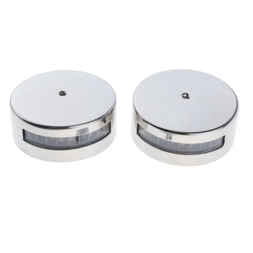 2pcs Marine LED Navigation Lights Lamp, Red and Green LED for Boat Pontoon Yacht Skeeter Sailboat - IP66 Waterproof