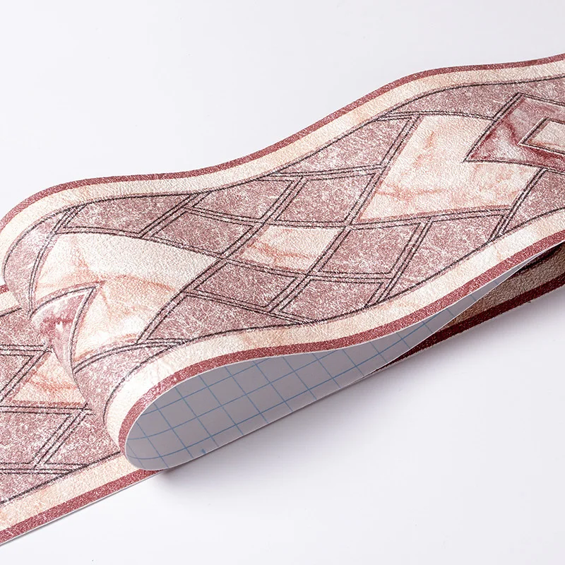 1х самоклеющиеся стены плинтус границы винил водонепроницаемый Декор цветочный