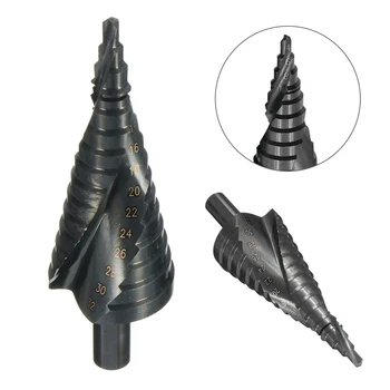 

Building Bit Titanium Coating Step Cone Metal Hole Knife 4-32/5-35mm Metal High Speed Hexagon Cone Drill Step Drill Power Tool