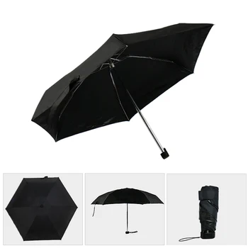 

Newly Super Mini Pockets Compact Umbrella Sun Anti UV 5 Folding Rain Windproof Travel Umbrella VA88