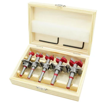 

Silver Drill Bits 15-35mm Router Milling Plastics Cutter Hole Drilling