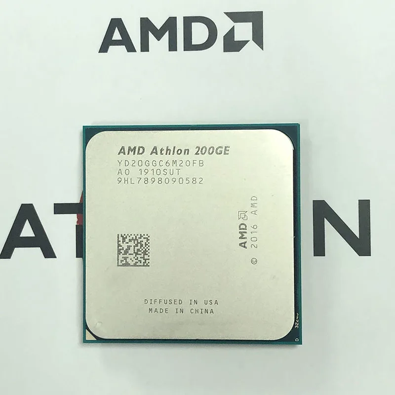 AMD Athlon 200GE двухъядерный 3 2 ГГц L3 = 4M 35 Вт Разъем AM4 Radeon Vega | Компьютеры и офис