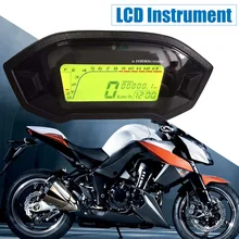 Универсальный мотоциклетный цифровой светильник, ЖК-дисплей, измеритель скорости, 7 цветов, одометр, тахометр с датчиком скорости, измеритель уровня масла, современный