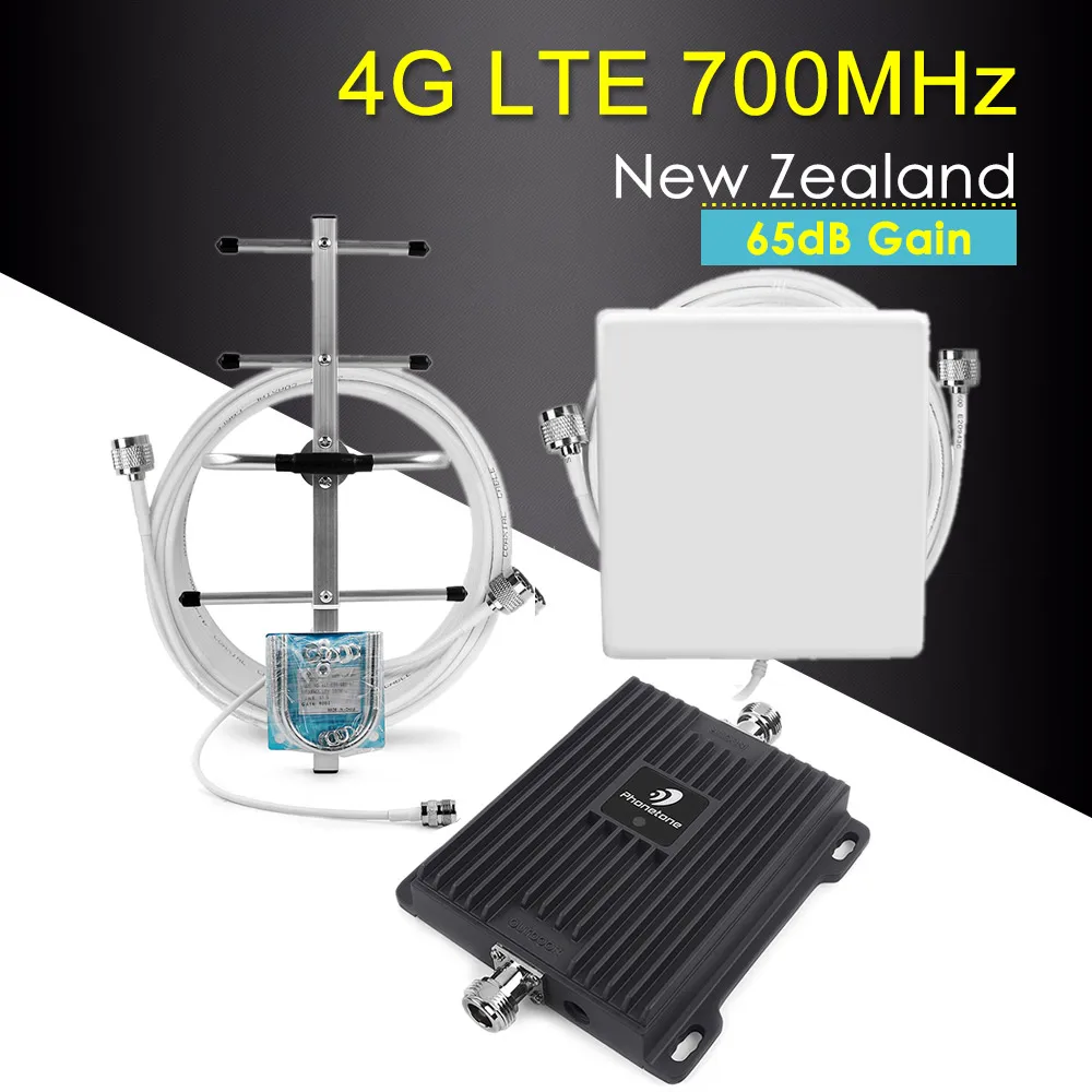 Усилитель сигнала сотового телефона LTE 700 4g усилитель диапазона 28 МГц 65 дБ репитер