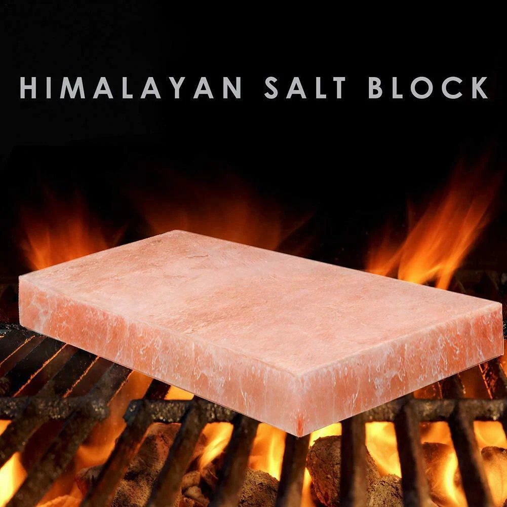 

Himalayan Salt Block Barbecue BBQ Salt Slab Plat for Outdoor Cooking Camping VJ-Drop
