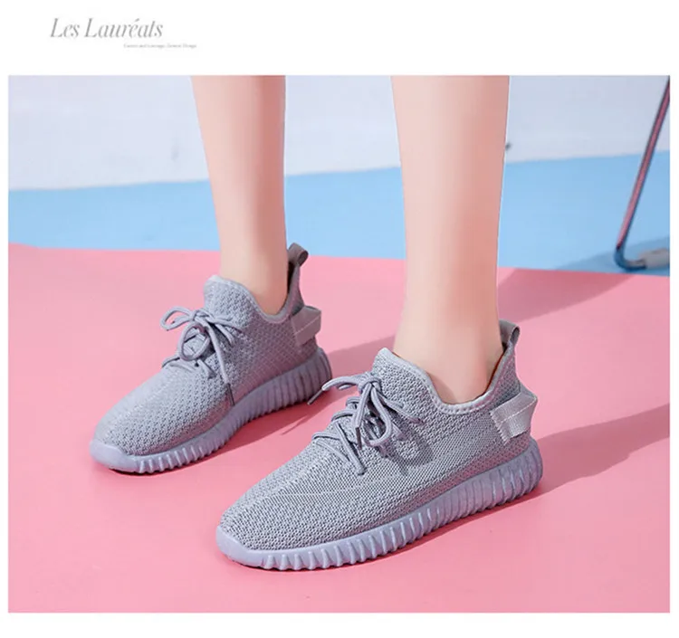 Женская прогулочная обувь Kanye 350 кроссовки для спорта на открытом воздухе Роскошные Дизайнерские кроссовки для девушек