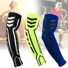 Мягкий спортивный рукав для занятий спортом на открытом воздухе, для баскетбола, бадминтона, защита от солнца, для велоспорта, чехол для движения, браслет для бега, эластичный, нескользящий