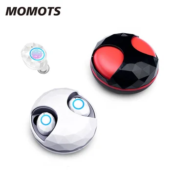 

TWS Wireless Earphones Stereo Bass 5.0 Bluetooth Headphones Noise Canceling Mini In Ear Sport Earbuds Handsfree Auto Connect