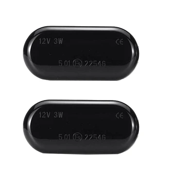 

2Pcs Car LED Side Marker Lights Turn Signal Light Side Repeater Lamp for Nissan Qashqai J10 Micra C