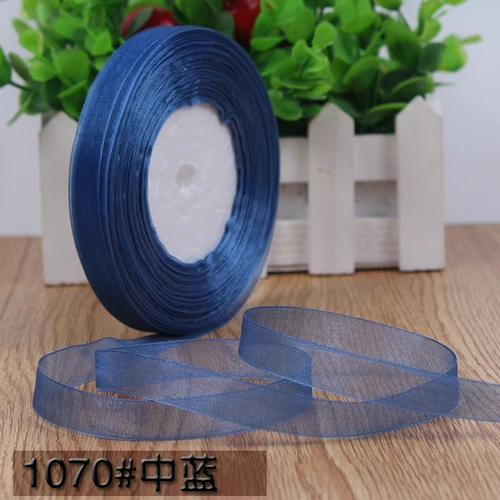 Elegant 45m Organza Satin Ribbon Roll for DIY Crafting and Gift Decoration