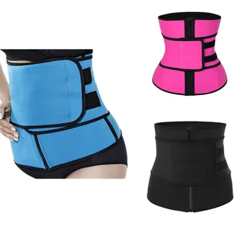 

Zipper Abdomen Belt Palace Corsets Body Shaper Belt Women's Sports Fitness Stretch Plastic Belt